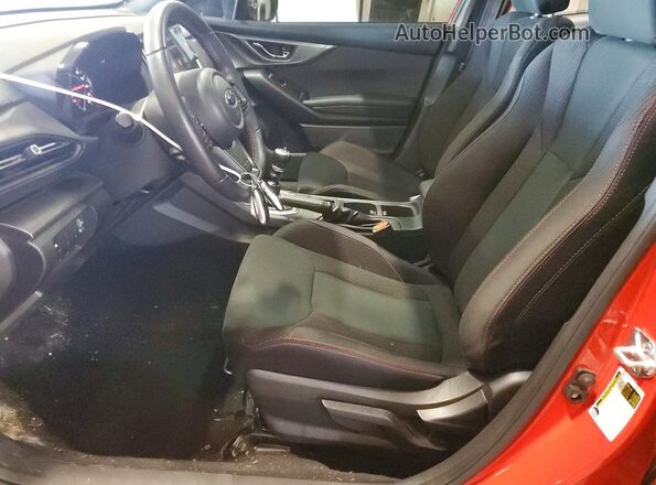 JF1VBAF63P9814723 2023 SUBARU WRX Red წინა სალონის ხედი