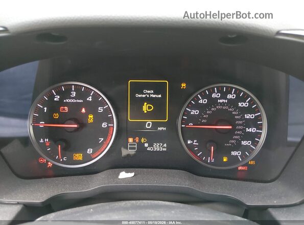 JF1VBAF66P9810830 2023 SUBARU WRX Black Widok tylnych siedzeń