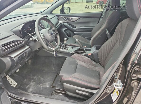 JF1VBAF66P9812724 2023 SUBARU WRX Черный Вид салона спереди