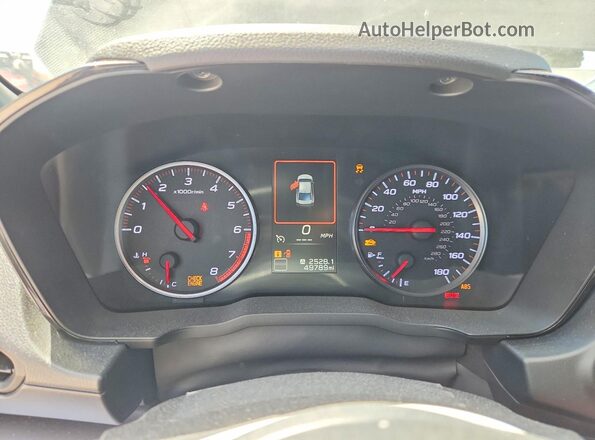 JF1VBAF66P9812724 2023 SUBARU WRX Черный Вид щитка приборов