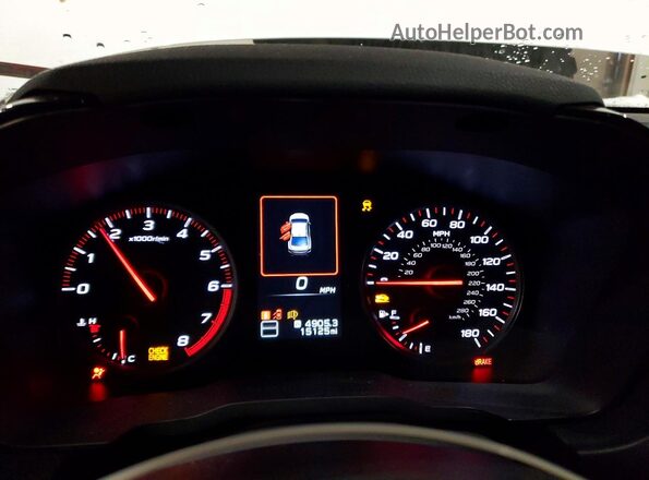 JF1VBAF67P9808360 2023 SUBARU WRX White ხელსაწყოთა პანელის ხედი