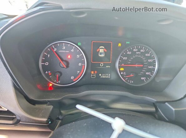JF1VBAF6XP9818543 2023 SUBARU WRX Белый Вид щитка приборов
