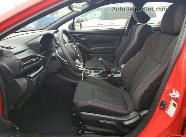 JF1VBAH68S9805652 2025 SUBARU WRX Red Widok wnętrza z przodu