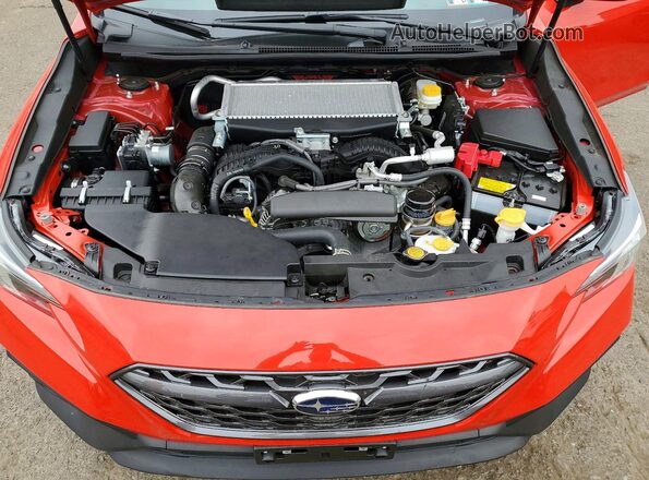 JF1VBAH68S9805652 2025 SUBARU WRX Red Widok wnętrza z tyłu