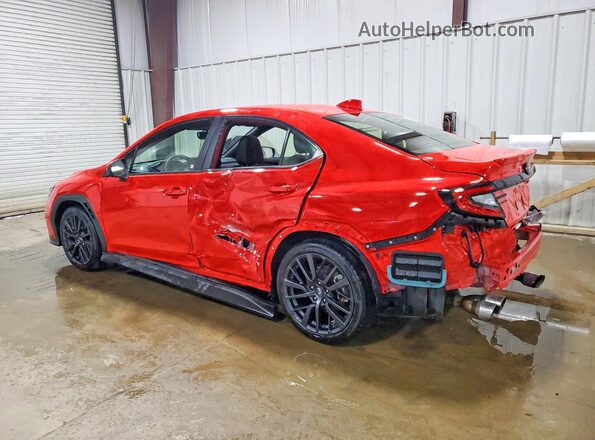 JF1VBAH69S9801836 2025 SUBARU WRX Красный Задняя левая четверть