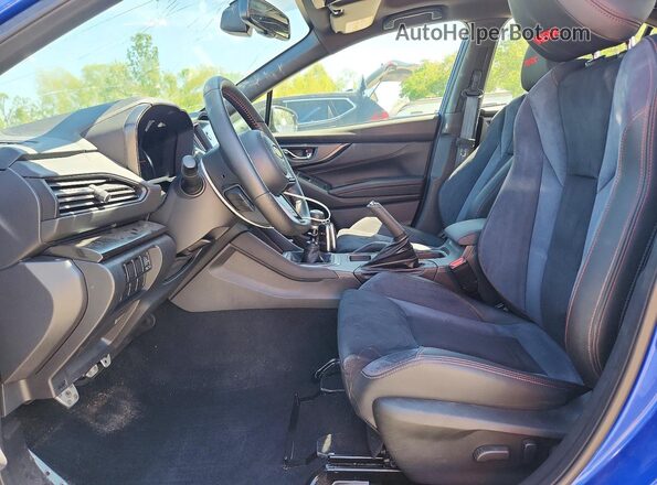JF1VBAL63P9800258 2023 SUBARU WRX Blue Widok wnętrza z przodu