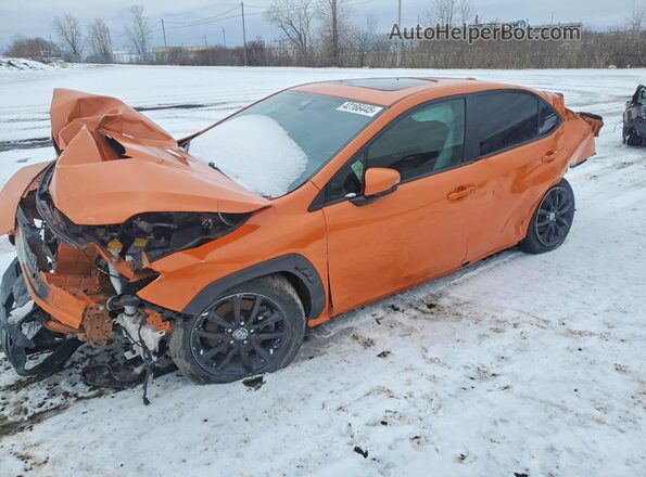 JF1VBAL65N9009744 2022 SUBARU WRX Orange წინა მარცხენა ხედი სამი მეოთხედიდან