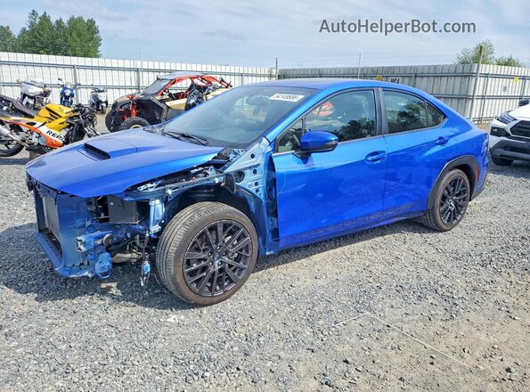 JF1VBAL65N9029086 2022 SUBARU WRX Blue წინა მარცხენა ხედი სამი მეოთხედიდან
