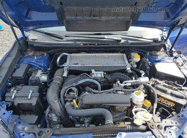 JF1VBAL65N9029086 2022 SUBARU WRX Blue უკანა სალონის ხედი