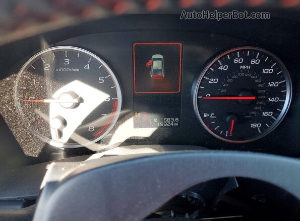 JF1VBAN62R9804446 2024 SUBARU WRX Silver Widok zestawu wskaźników