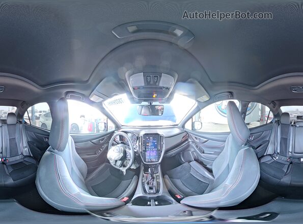 JF1VBAN64N8020964 2022 SUBARU WRX Blue Widok naklejki z numerem VIN