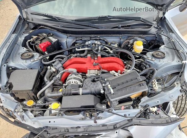JF1ZCAC14K9601151 2019 SUBARU BRZ Silver უკანა სალონის ხედი