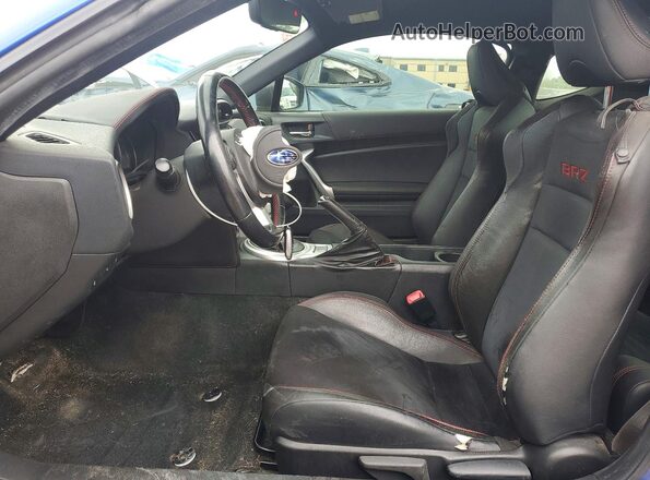 JF1ZCAC15H9605587 2017 SUBARU BRZ Синий Вид салона спереди