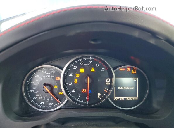 JF1ZCAC19L9703384 2020 SUBARU BRZ Blue ხელსაწყოთა პანელის ხედი