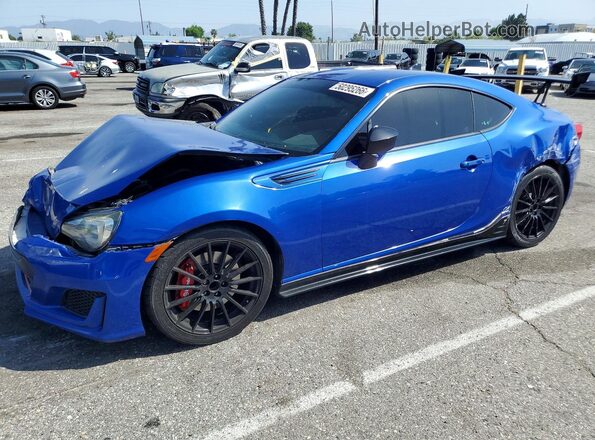 JF1ZCAD19J9600963 2018 SUBARU BRZ Blue Передня ліва чверть