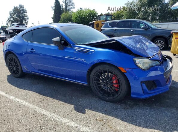 JF1ZCAD19J9600963 2018 SUBARU BRZ Blue Передня права чверть