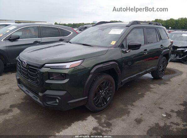 JF2BURGD2TY471178 2026 SUBARU OUTBACK Зеленый Передняя левая четверть