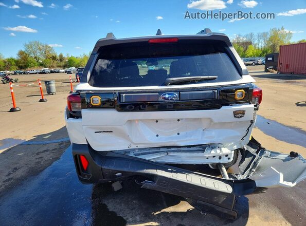 JF2BURLD7TY498740 2026 SUBARU OUTBACK White Вид ззаду
