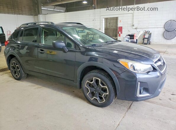 JF2GPAAC4HG219783 2017 SUBARU CROSSTREK Черный Передняя правая четверть