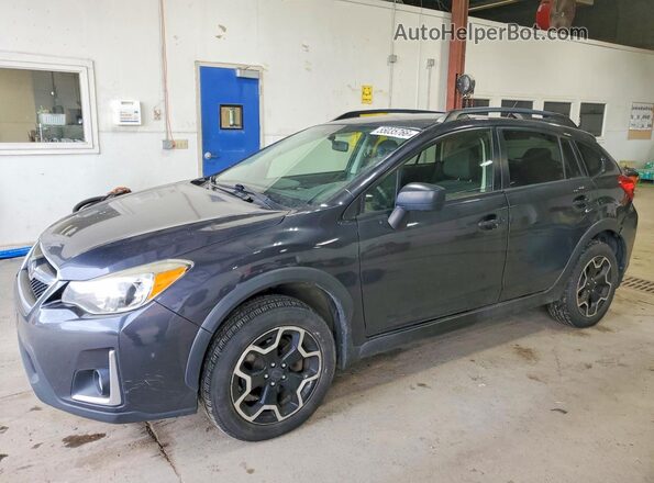 JF2GPAAC4HG219783 2017 SUBARU CROSSTREK Черный Передняя левая четверть