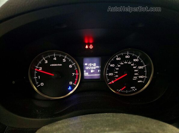 JF2GPAAC4HG219783 2017 SUBARU CROSSTREK Черный Вид щитка приборов