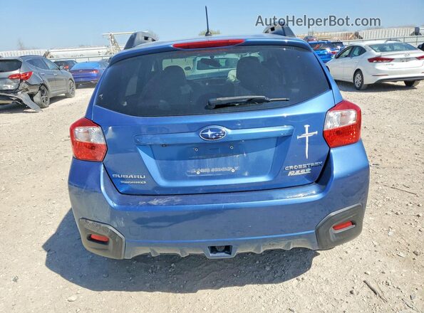 JF2GPABC0G8222932 2016 SUBARU CROSSTREK Синий Вид сзади