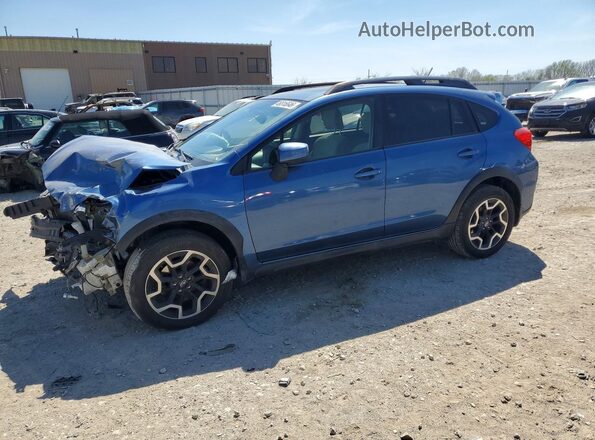 JF2GPABC0G8222932 2016 SUBARU CROSSTREK Синий Передняя левая четверть
