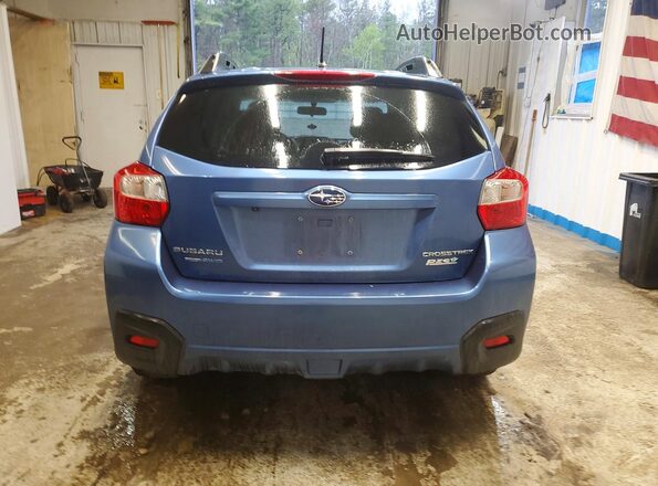 JF2GPABC2G8271789 2016 SUBARU CROSSTREK Blue უკანა ხედი