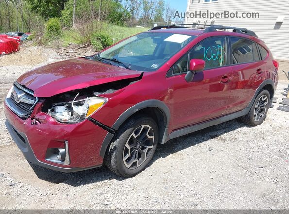 JF2GPABC3H8219539 2017 SUBARU CROSSTREK Красный Передняя левая четверть