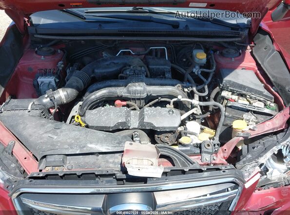 JF2GPABC3H8219539 2017 SUBARU CROSSTREK Красный Вид сзади