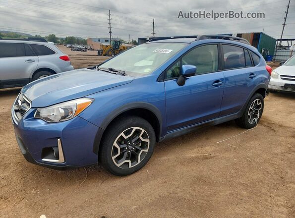 JF2GPABC3H8223266 2017 SUBARU CROSSTREK Синий Передняя левая четверть