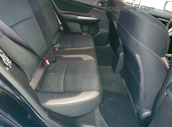 JF2GPABC3H8268949 2017 SUBARU CROSSTREK Black Vista de los asientos traseros