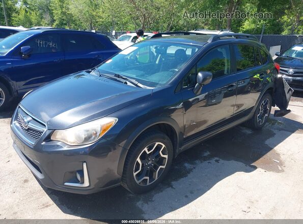 JF2GPABC4G8343754 2016 SUBARU CROSSTREK Серый Передняя левая четверть