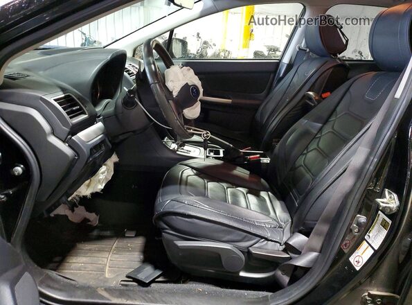JF2GPABC4HH235944 2017 SUBARU CROSSTREK Черный Вид салона спереди