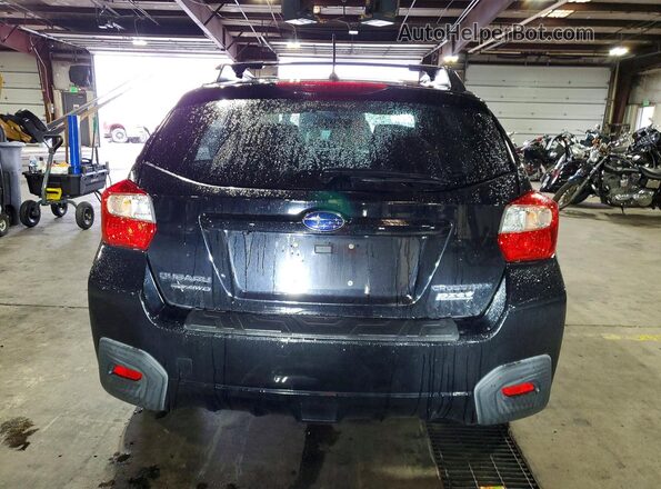 JF2GPABC4HH235944 2017 SUBARU CROSSTREK Черный Вид сзади