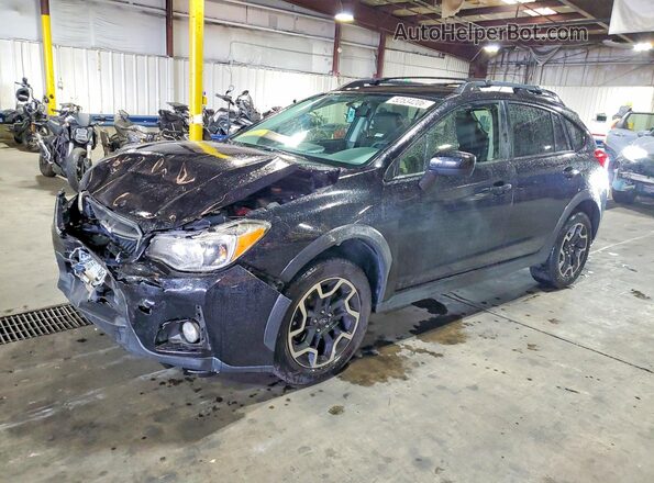 JF2GPABC4HH235944 2017 SUBARU CROSSTREK Черный Передняя левая четверть