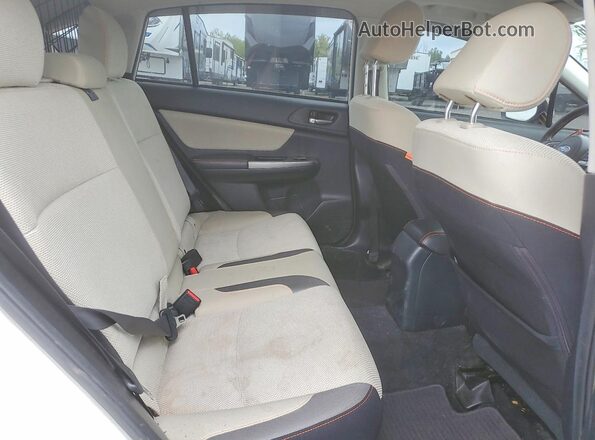 JF2GPABC5G8282849 2016 SUBARU OUTBACK White უკანა სავარძლების ხედი