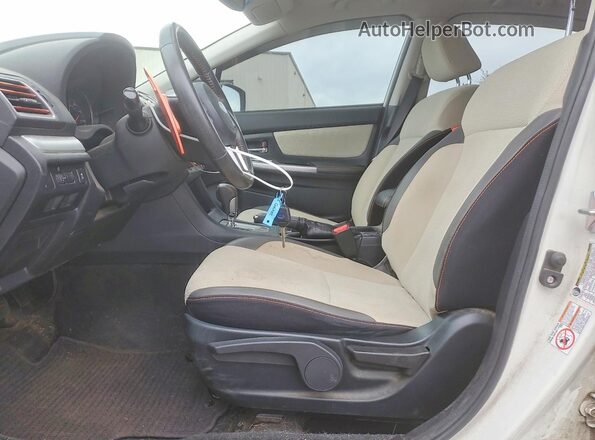 JF2GPABC5G8282849 2016 SUBARU OUTBACK White წინა სალონის ხედი
