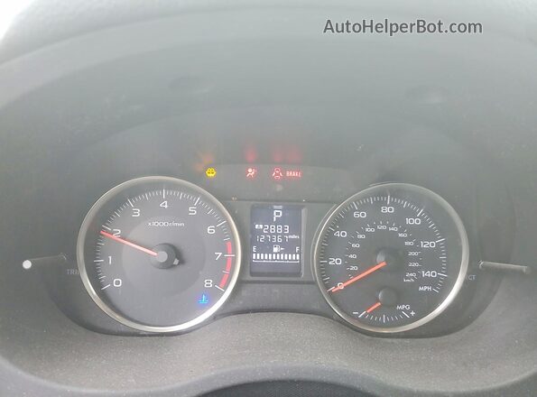 JF2GPABC5G8282849 2016 SUBARU OUTBACK White ხელსაწყოთა პანელის ხედი