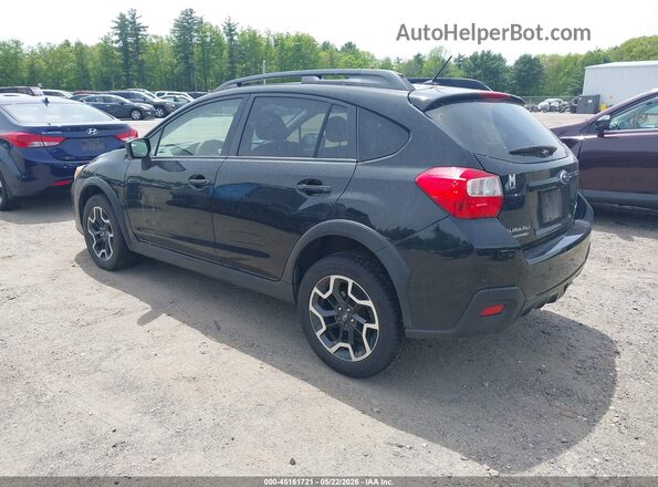 JF2GPABC6G8217332 2016 SUBARU CROSSTREK Черный Задняя левая четверть