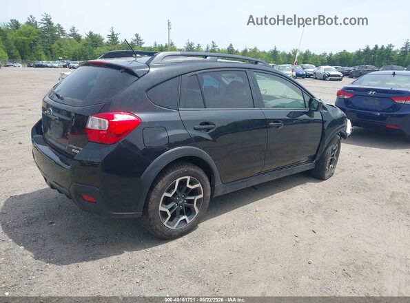 JF2GPABC6G8217332 2016 SUBARU CROSSTREK Черный Задняя правая четверть