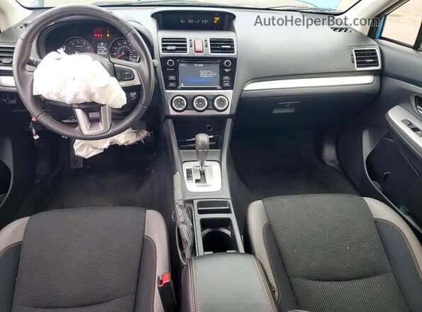 JF2GPABC7G8342999 2016 SUBARU CROSSTREK Синий Вид панели приборов