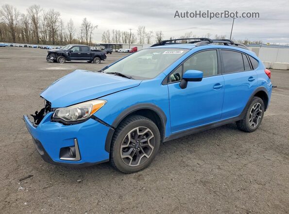 JF2GPABC7G8342999 2016 SUBARU CROSSTREK Синий Передняя левая четверть
