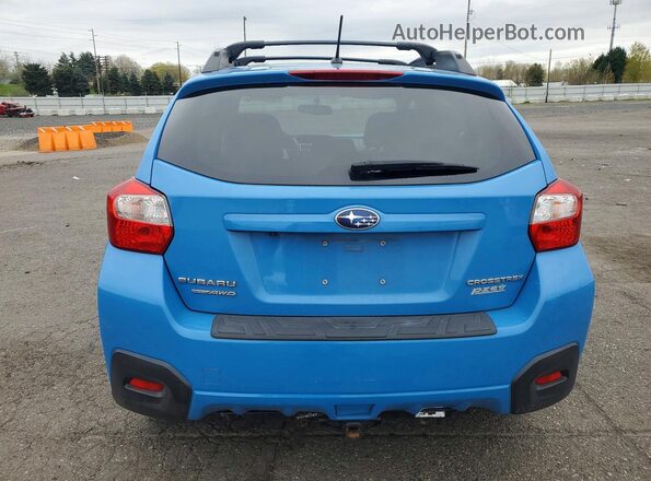 JF2GPABC7G8342999 2016 SUBARU CROSSTREK Синий Вид сзади