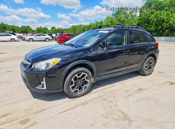 JF2GPADC7H8253223 2017 SUBARU CROSSTREK Black Przód lewy