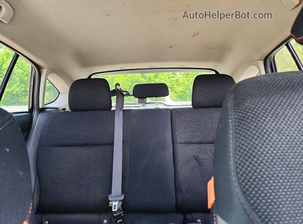JF2GPADC7H8253223 2017 SUBARU CROSSTREK Black Widok tylnych siedzeń