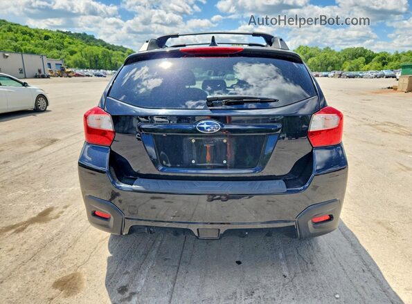 JF2GPADC7H8253223 2017 SUBARU CROSSTREK Black Widok z tyłu