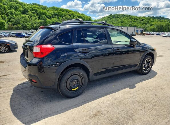 JF2GPADC7H8253223 2017 SUBARU CROSSTREK Black Tył prawy