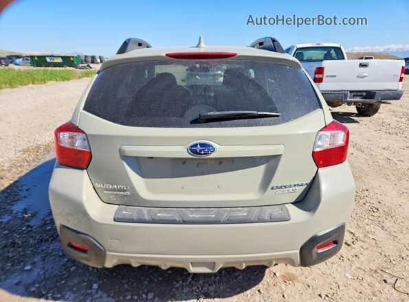 JF2GPADCXH8261347 2017 SUBARU CROSSTREK Желто-коричневый Вид сзади