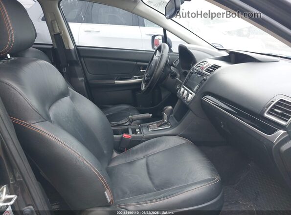 JF2GPAKC4G8283149 2016 SUBARU CROSSTREK Серый Вид салона спереди